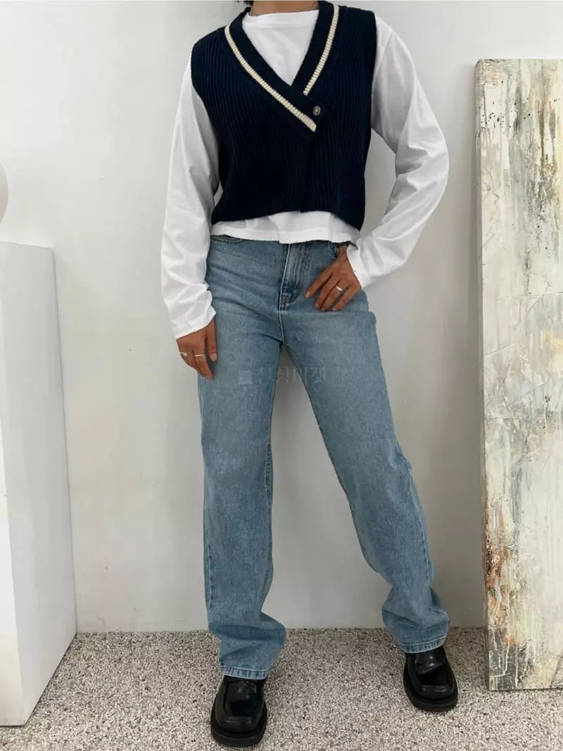 Analog Beige - Korean Women Fashion - #momslook - Vintage Tee - 12