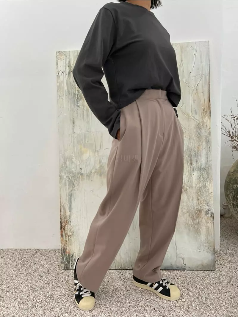 Analog Beige - Korean Women Fashion - #momslook - Vintage Tee - 8