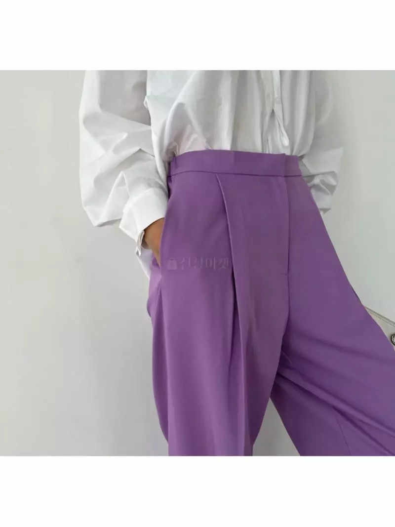 Analog Beige - Korean Women Fashion - #vintagekidsstyle - Danggo Pants - 4