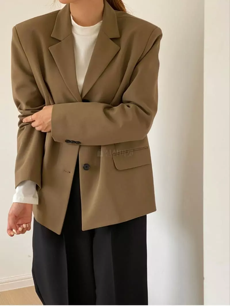 Analog Beige - Korean Women Fashion - #restrostyle - Half Turtleneck Tee - 9