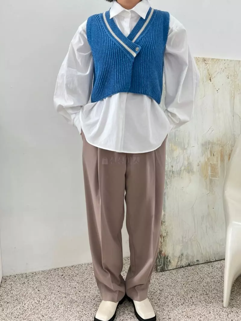 Analog Beige - Korean Women Fashion - #romanticstyle - Danggo Pants - 6