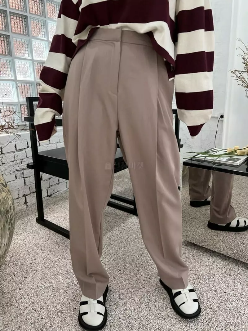 Analog Beige - Korean Women Fashion - #shopsmall - Danggo Pants - 7