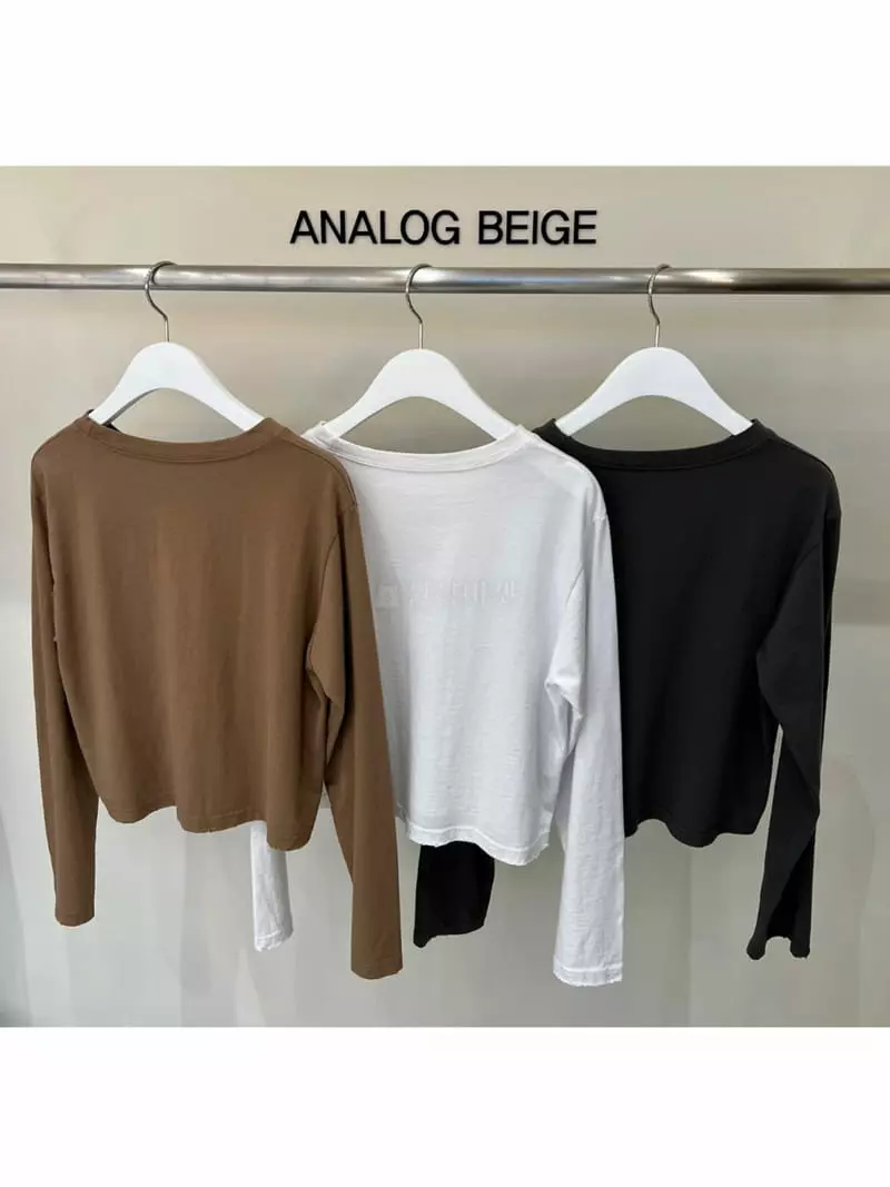 Analog Beige - Korean Women Fashion - #thelittlethings - Vintage Tee - 5