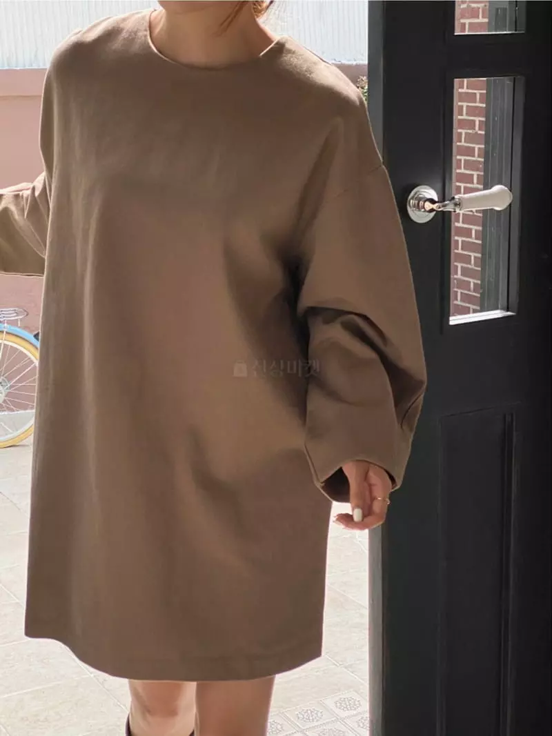 Analog Beige - Korean Women Fashion - #womensfashion - One-piece - 4