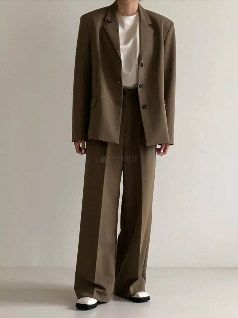 Analog Beige - Korean Women Fashion - #vintagekidsstyle - Sage Back Banding Pants - 12