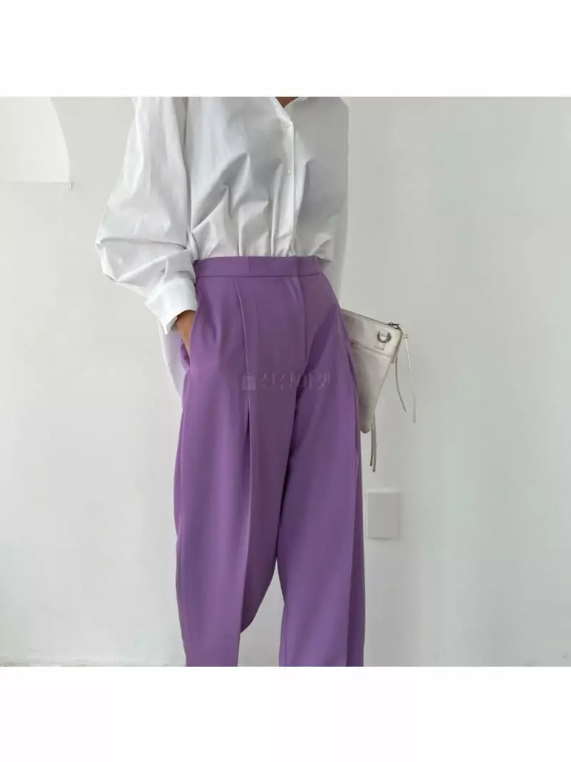 Analog Beige - Korean Women Fashion - #vintagekidsstyle - Danggo Pants - 3