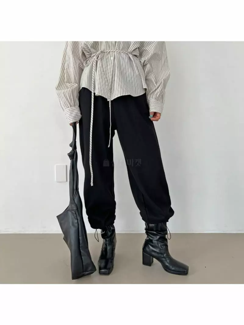 Analog Beige - Korean Women Fashion - #womensfashion - Pintuck Pants - 6