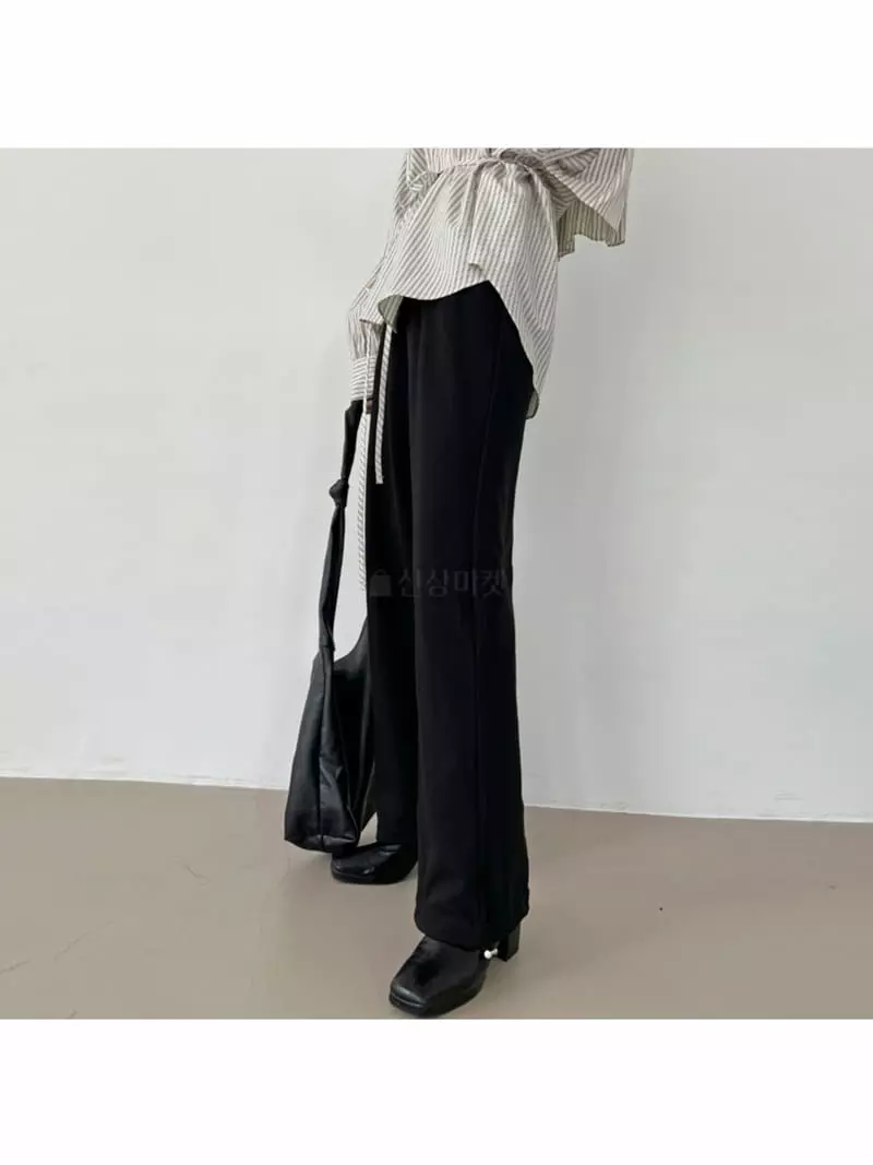 Analog Beige - Korean Women Fashion - #womensfashion - Pintuck Pants - 8