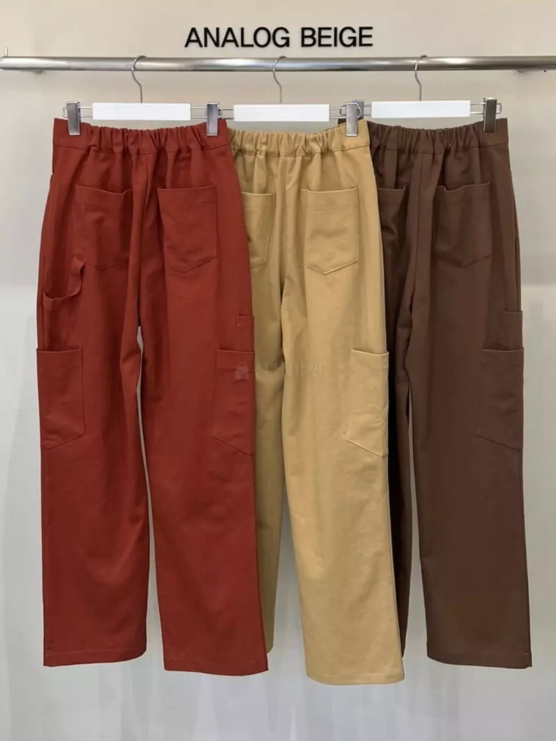 Analog Beige - Korean Women Fashion - #womensfashion - Cargo Pants - 10