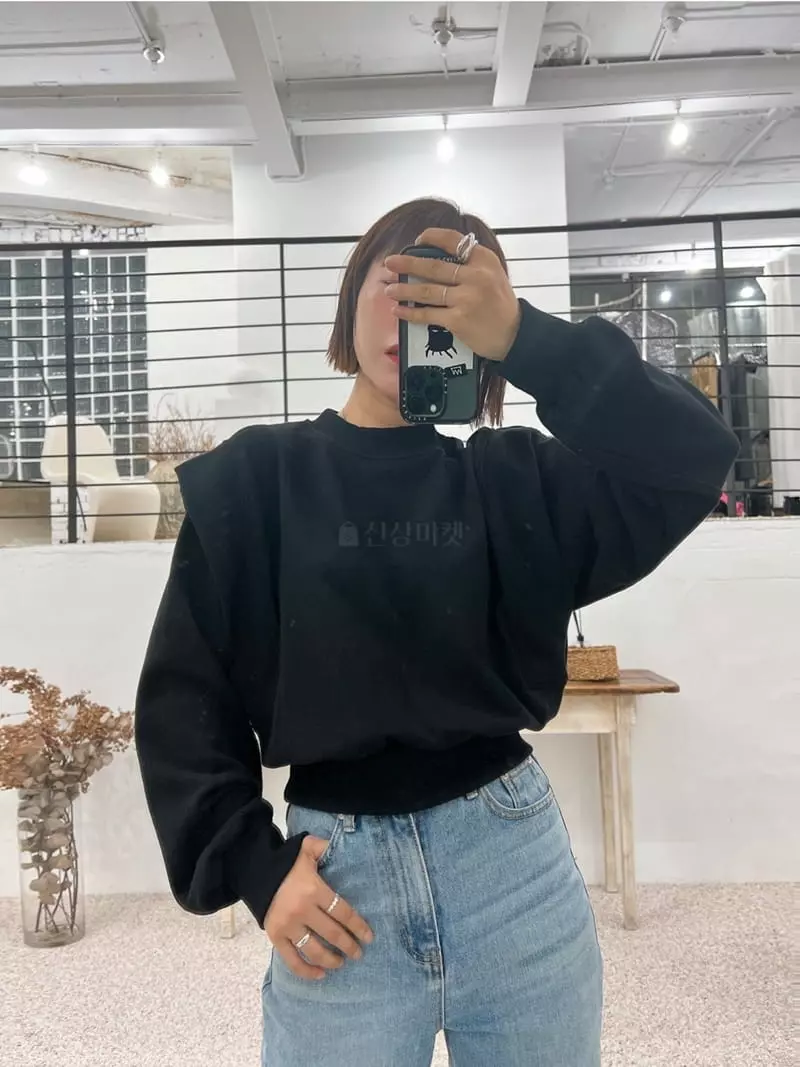 Analog Beige - Korean Women Fashion - #womensfashion - Slit Sweatshirt - 3