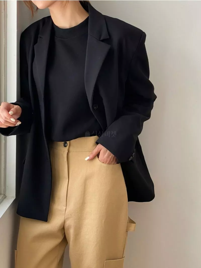 Analog Beige - Korean Women Fashion - #womensfashion - Slit Sweatshirt - 5