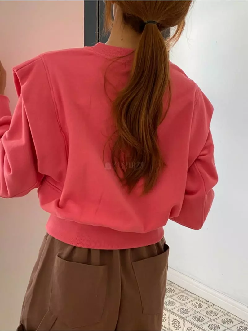 Analog Beige - Korean Women Fashion - #womensfashion - Slit Sweatshirt - 9