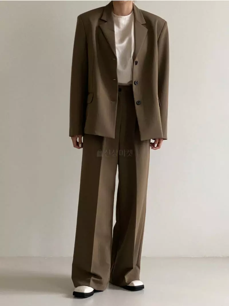 Analog Beige - Korean Women Fashion - #womensfashion - Sage Set UP - 3