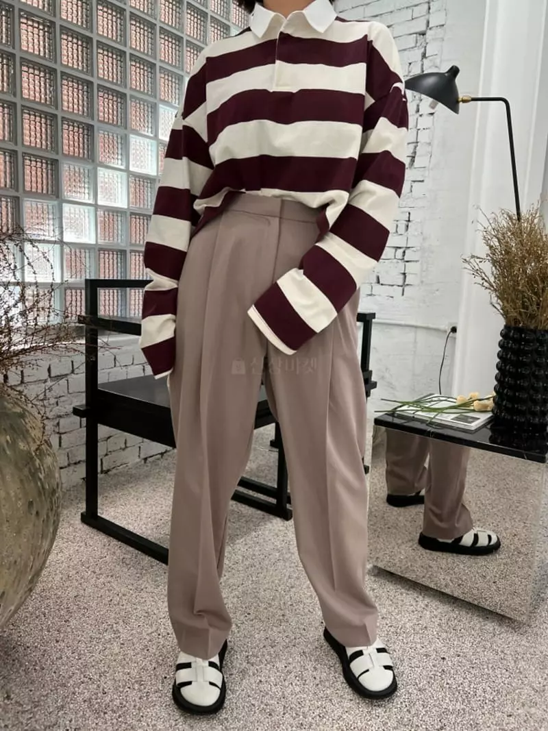 Analog Beige - Korean Women Fashion - #womensfashion - Danggo Pants - 11