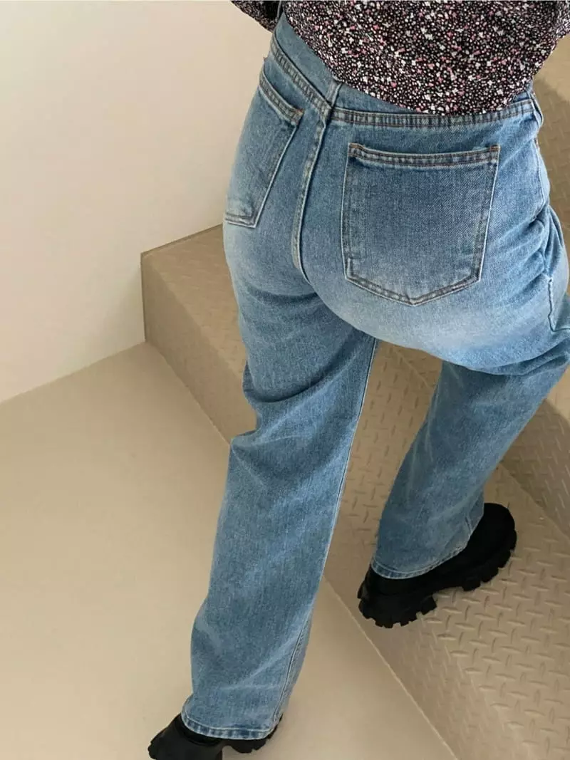 Analog Beige - Korean Women Fashion - #womensfashion - Basic Jeans - 12