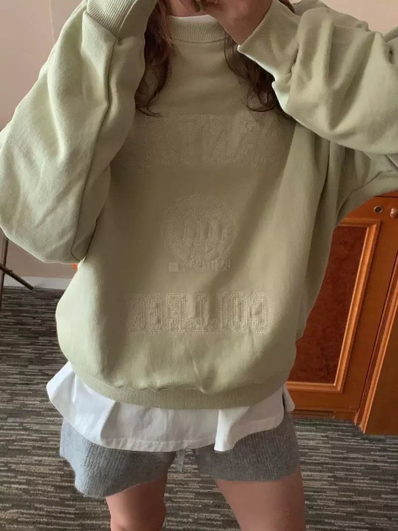 And Floyd - Korean Women Fashion - #momslook - College Sweatshirt - 3