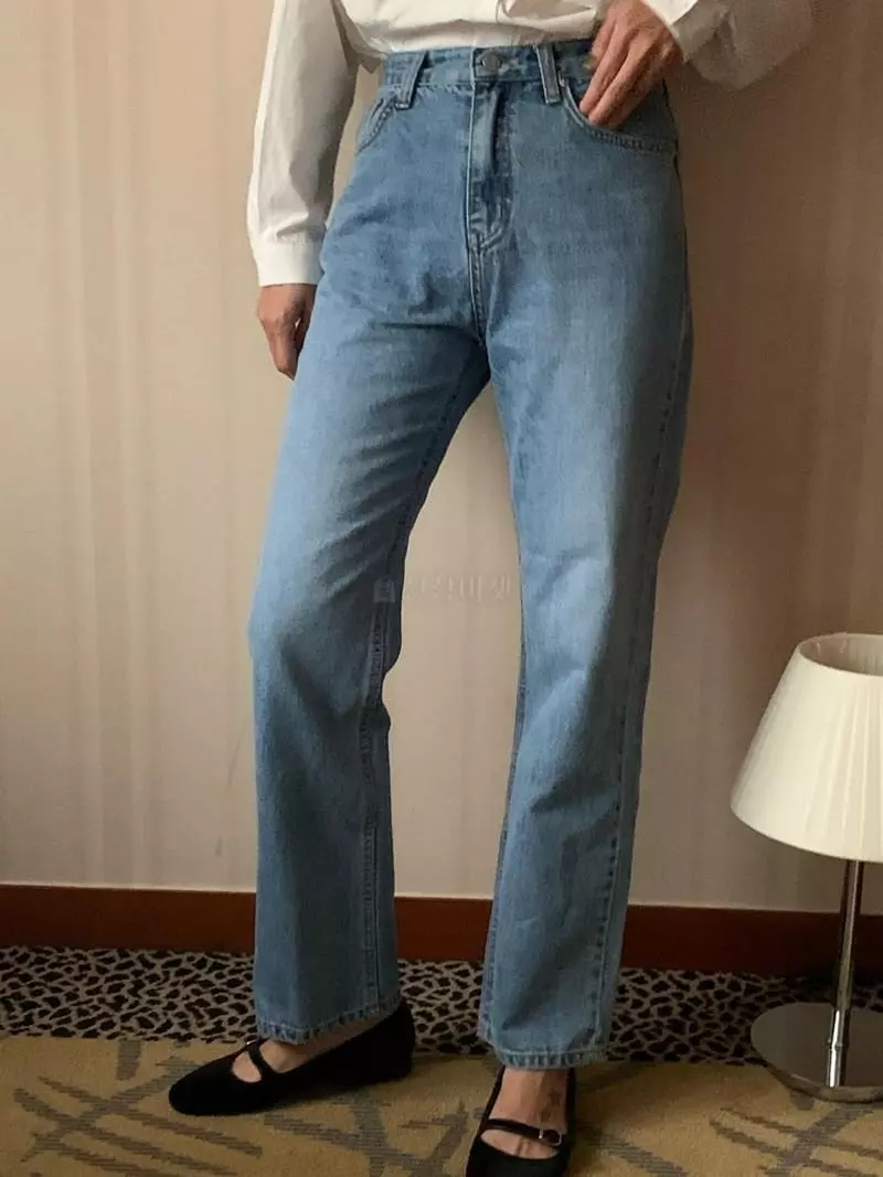 And Floyd - Korean Women Fashion - #momslook - 233 Light Blue Jeans - 6