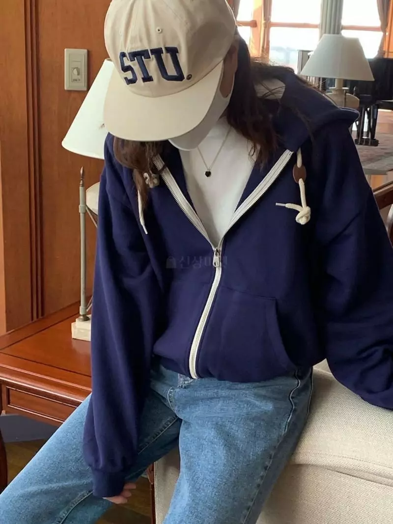 And Floyd - Korean Women Fashion - #romanticstyle - Leather Hoody