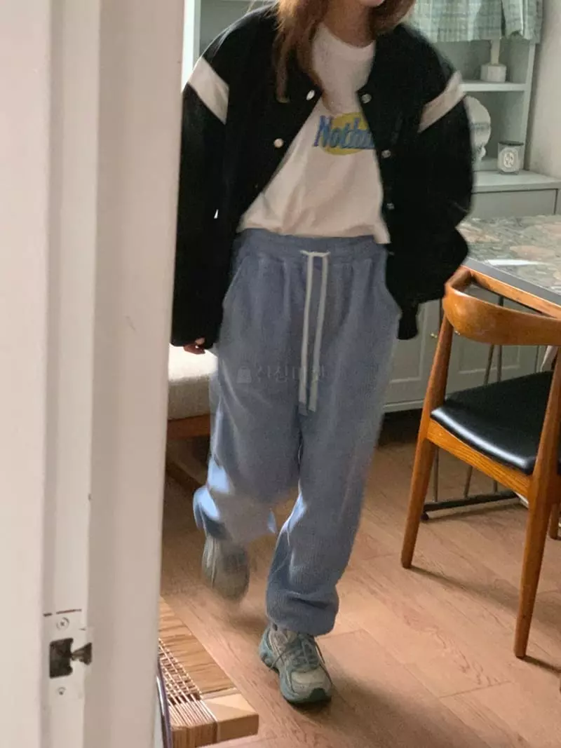 And More - Korean Women Fashion - #momslook - Hani Veloure Pants