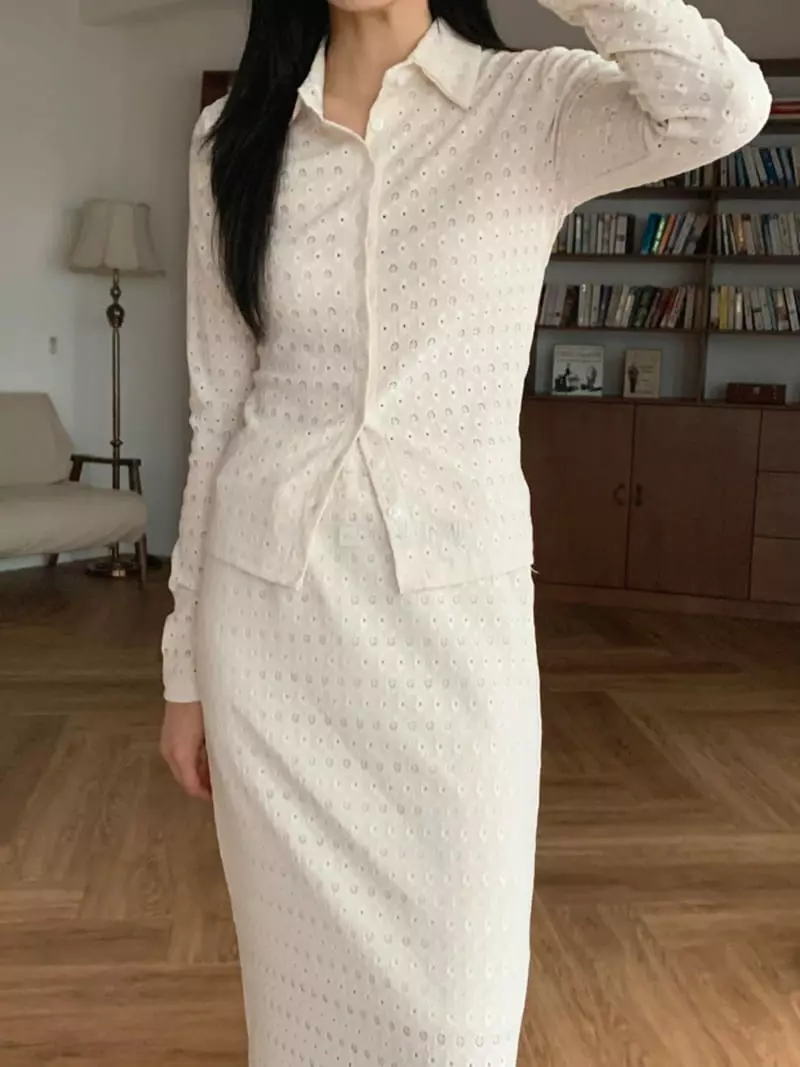 And More - Korean Women Fashion - #momslook - Ponny Lace Skirt - 2