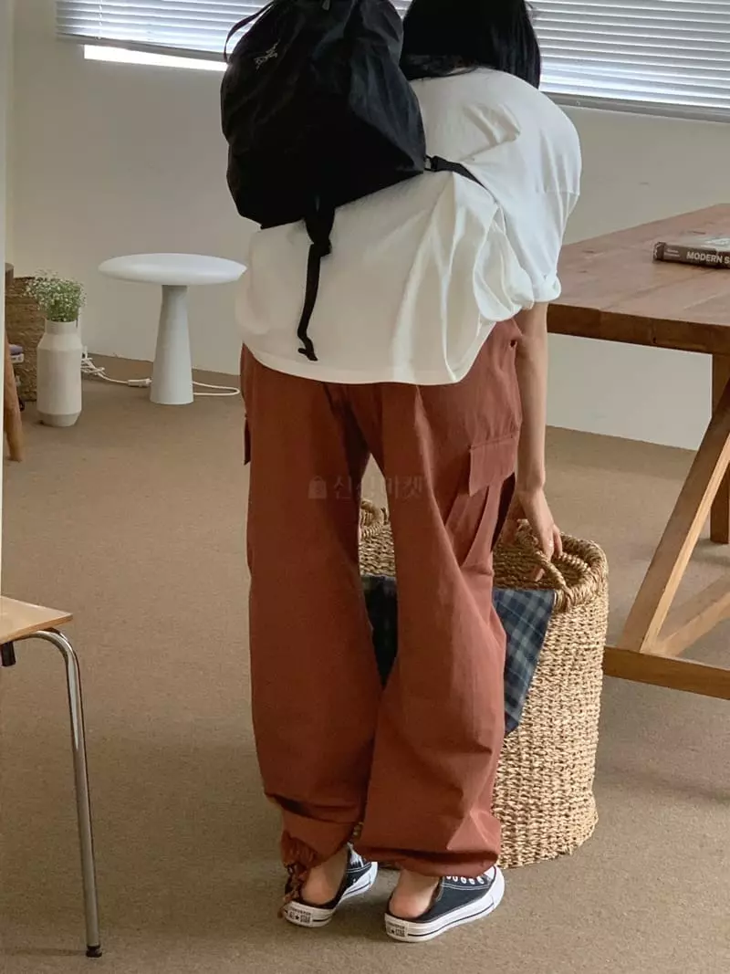 And More - Korean Women Fashion - #momslook - Crew Cargo Pants - 3