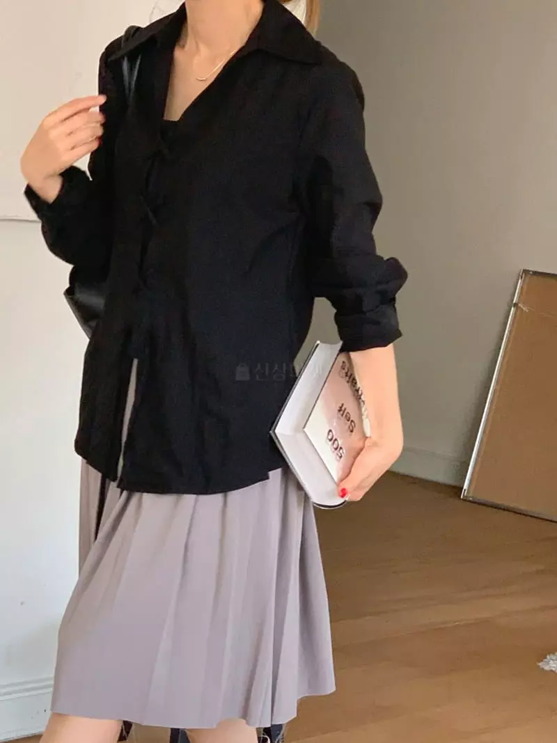 And More - Korean Women Fashion - #momslook - Eyelet Shirt Blouse - 6