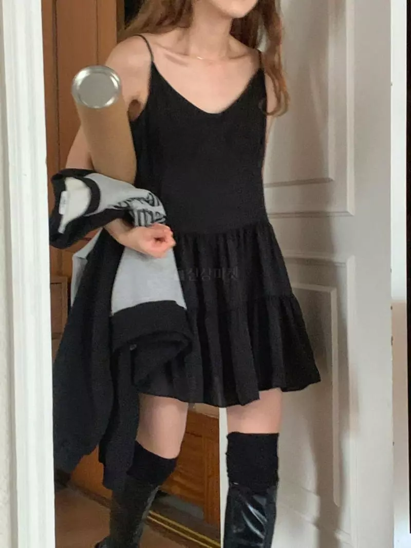 And More - Korean Women Fashion - #womensfashion - Chiffon Cancan One-piece - 4