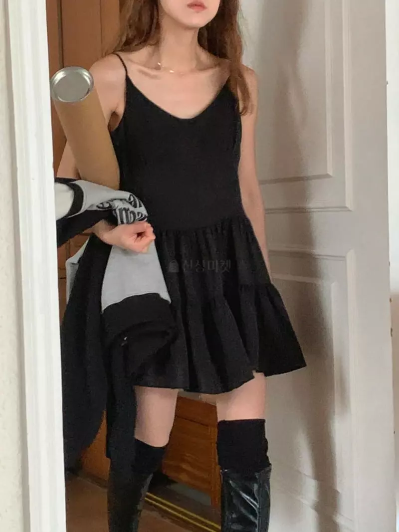 And More - Korean Women Fashion - #momslook - Chiffon Cancan One-piece - 6