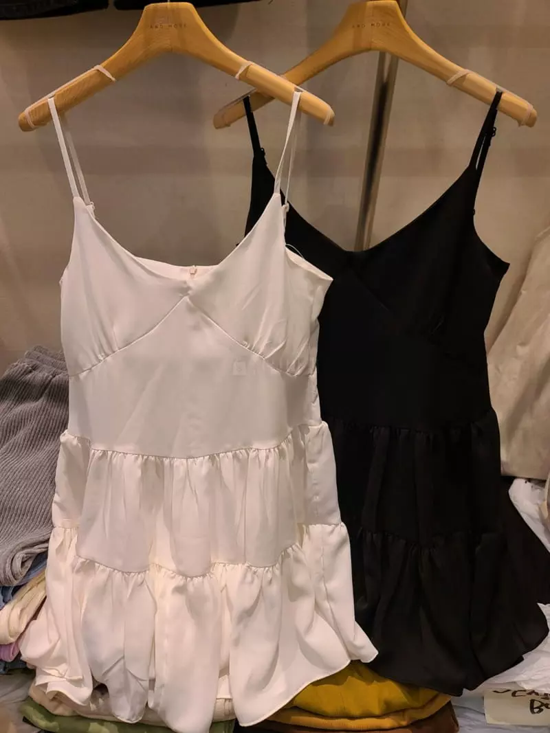 And More - Korean Women Fashion - #momslook - Chiffon Cancan One-piece - 9