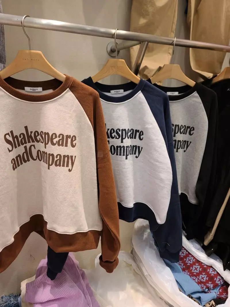 And More - Korean Women Fashion - #momslook - Color Fleece Sweatshirt - 2