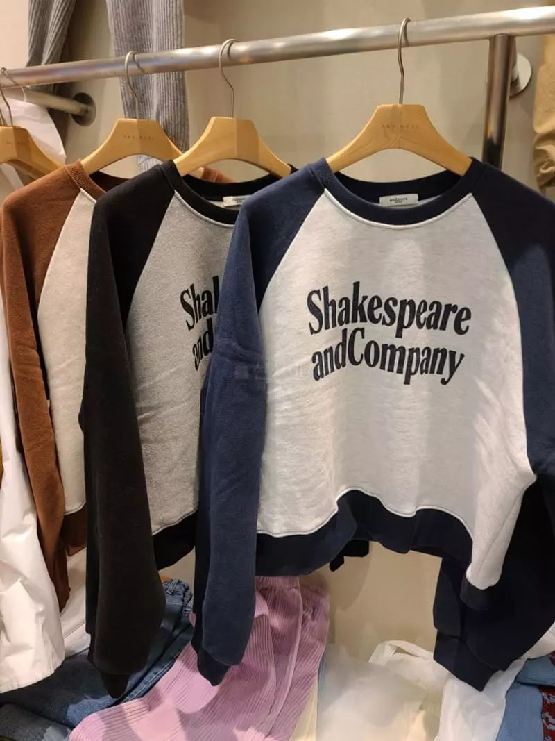 And More - Korean Women Fashion - #momslook - Color Fleece Sweatshirt - 4
