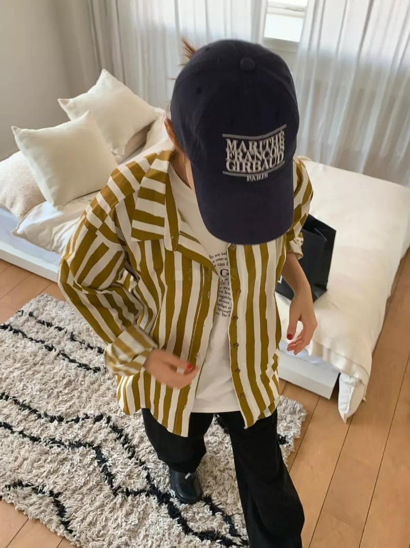 And More - Korean Women Fashion - #momslook - Mimi Stripes Shirt - 3