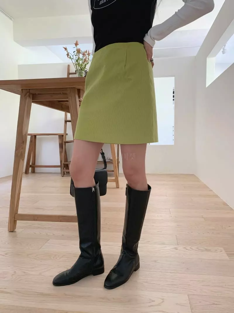 And More - Korean Women Fashion - #momslook - Rib Mini Skirt - 7
