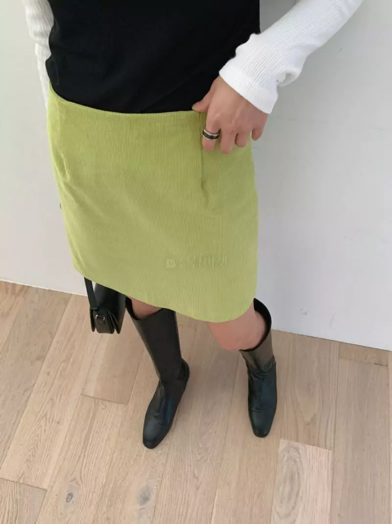 And More - Korean Women Fashion - #momslook - Rib Mini Skirt - 9