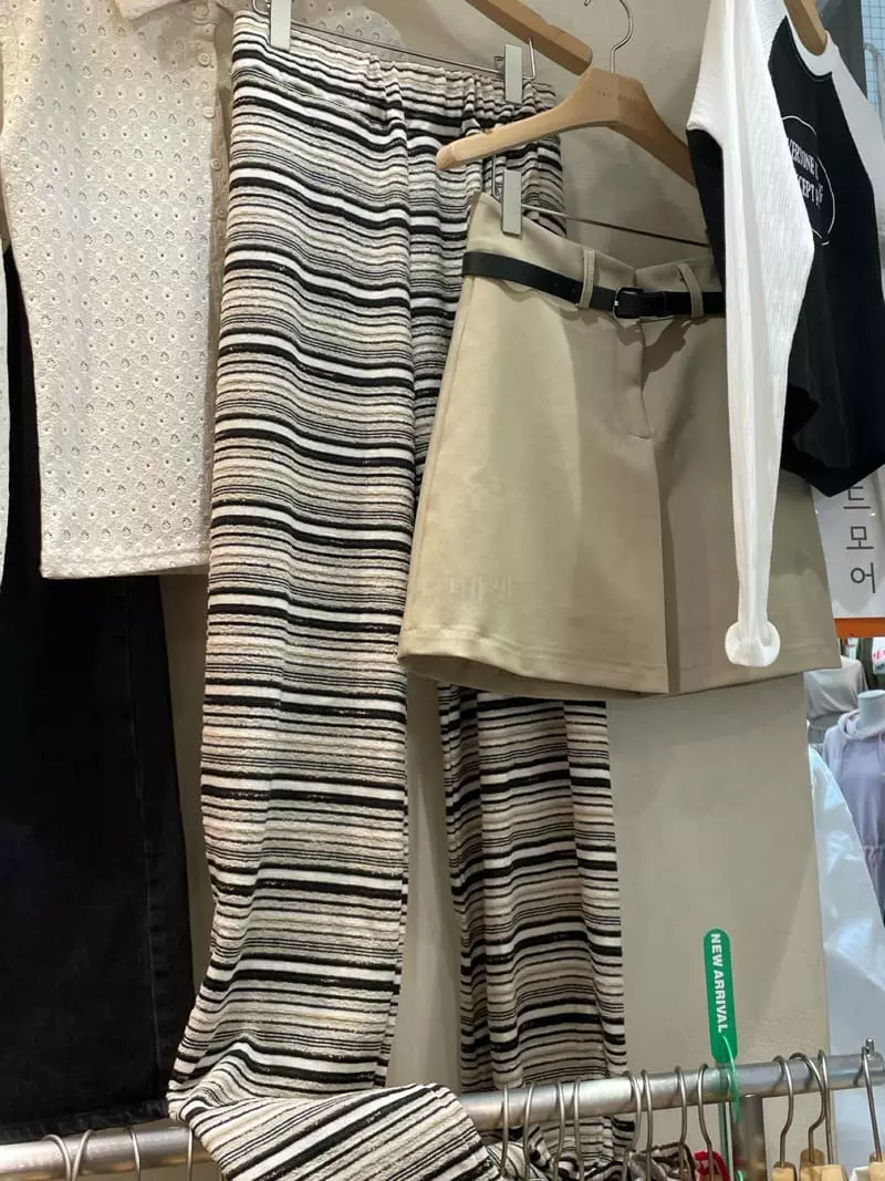 And More - Korean Women Fashion - #pursuepretty - Bay Stripes Pants - 10