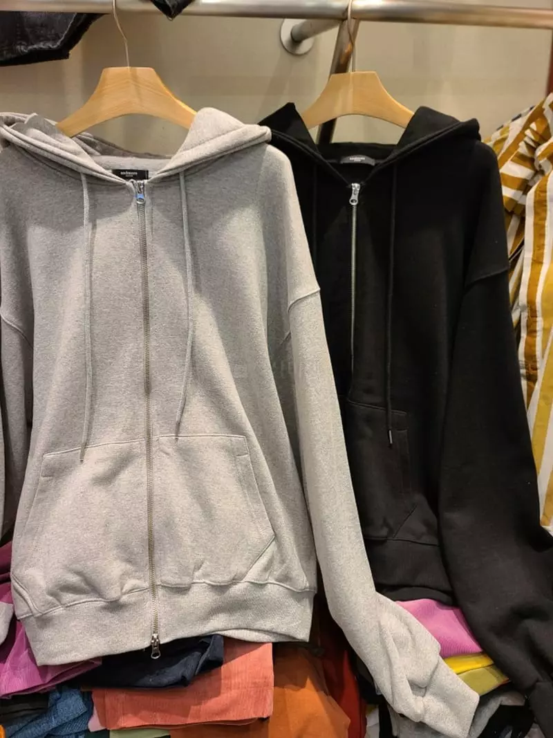 And More - Korean Women Fashion - #restrostyle - Day Hoody Zip-up