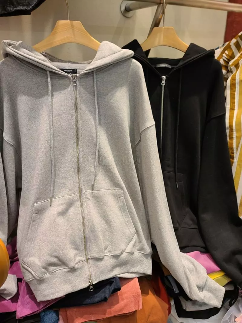 And More - Korean Women Fashion - #romanticstyle - Day Hoody Zip-up - 2