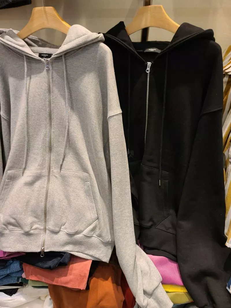 And More - Korean Women Fashion - #shopsmall - Day Hoody Zip-up - 3