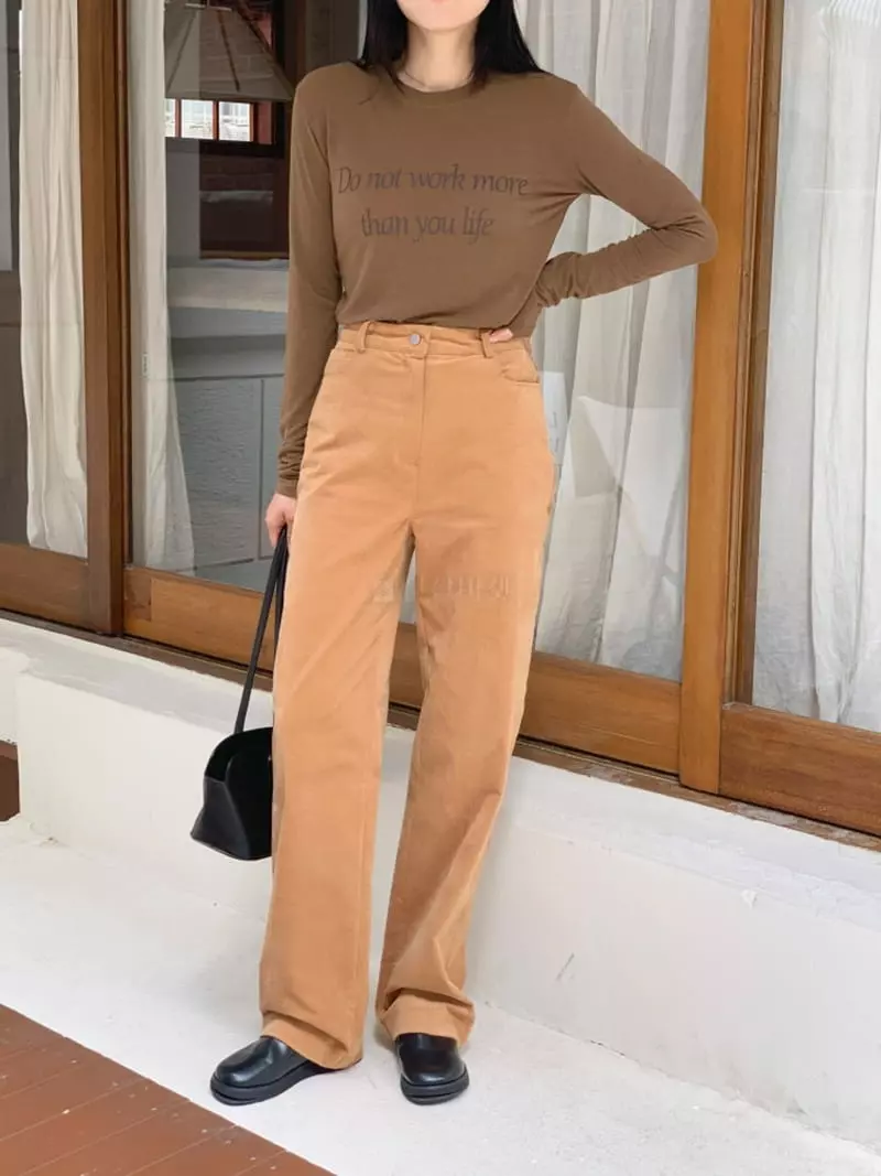 And More - Korean Women Fashion - #thatsdarling - Love Rib Pants - 7