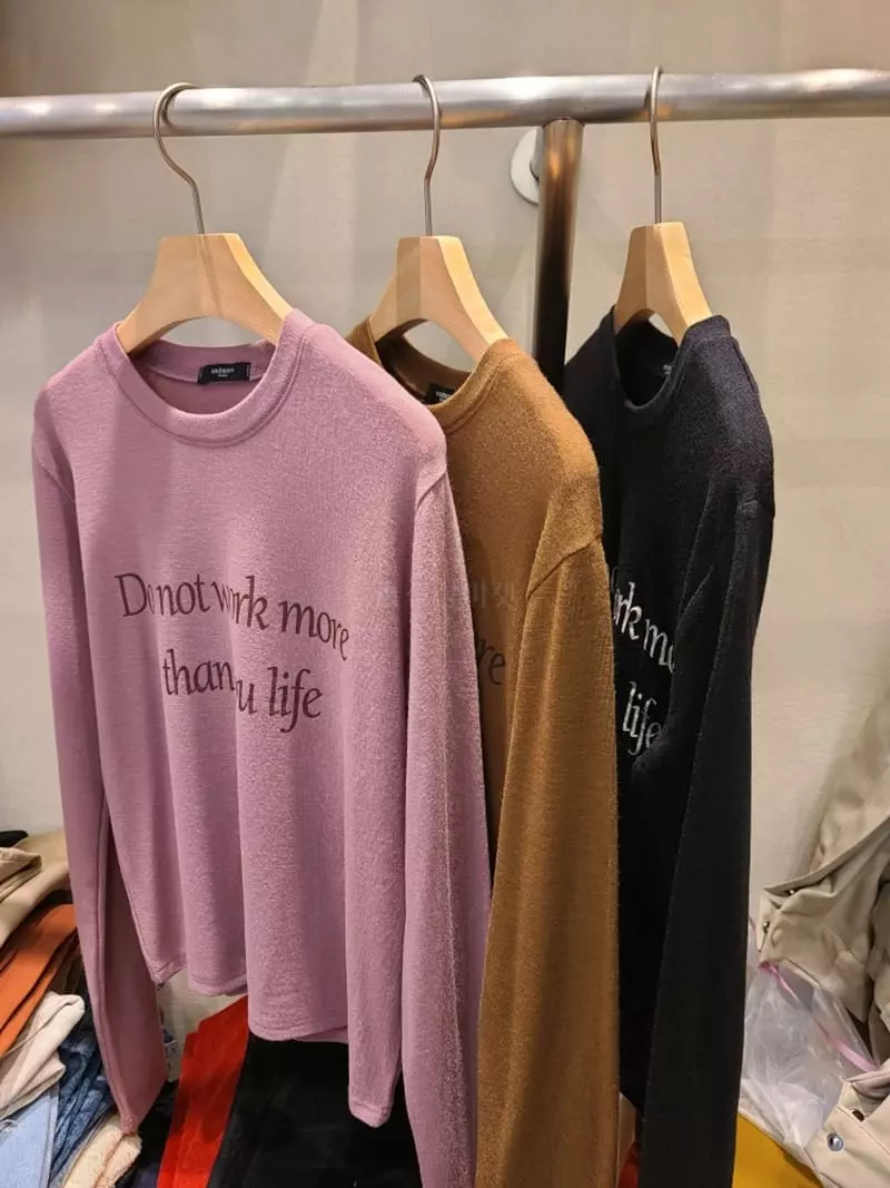 And More - Korean Women Fashion - #thelittlethings - Life Tee - 7