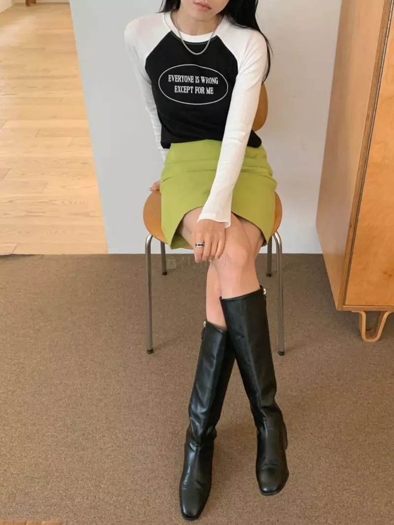 And More - Korean Women Fashion - #thelittlethings - Rib Mini Skirt - 2