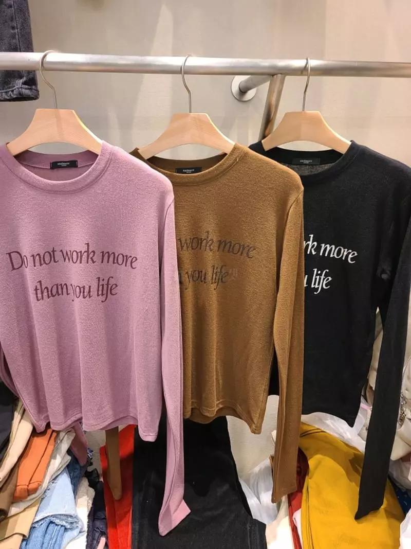 And More - Korean Women Fashion - #vintagekidsstyle - Life Tee