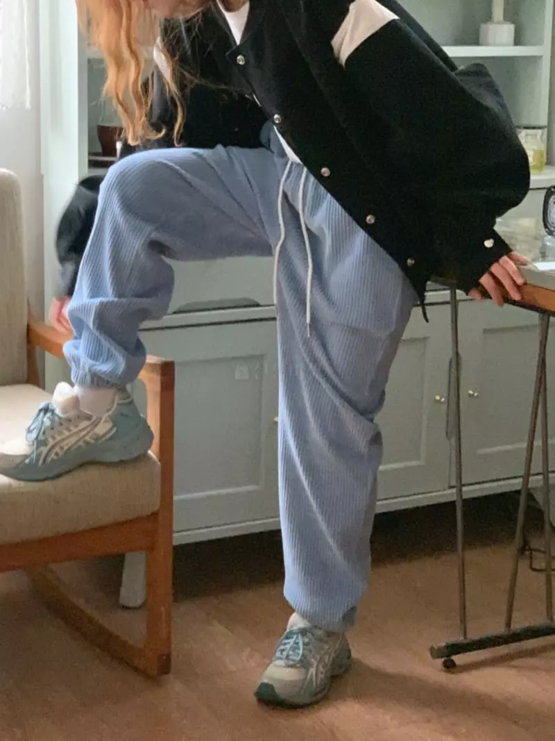And More - Korean Women Fashion - #womensfashion - Hani Veloure Pants - 2