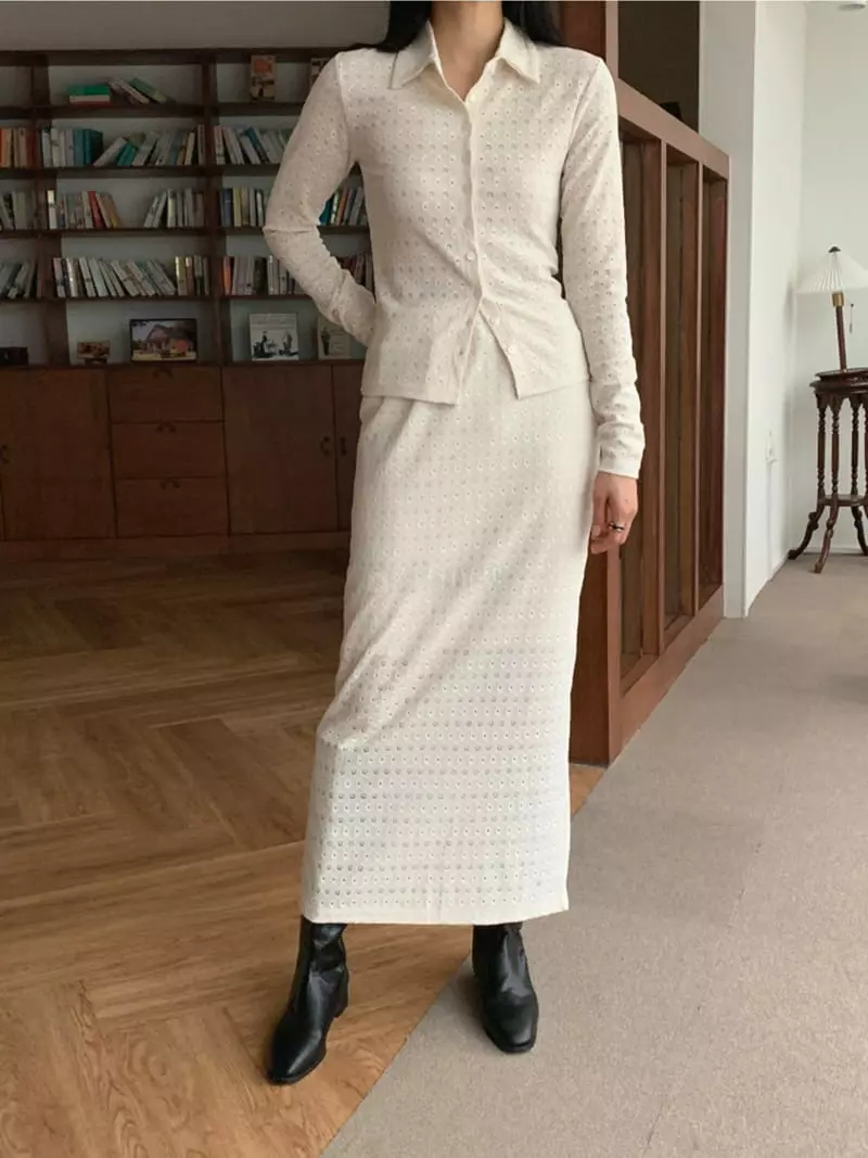 And More - Korean Women Fashion - #womensfashion - Ponny Lace Skirt