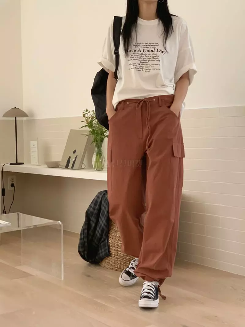 And More - Korean Women Fashion - #womensfashion - Crew Cargo Pants - 2