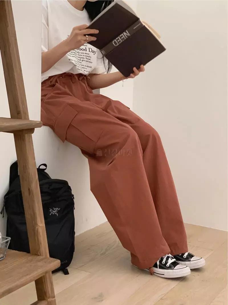And More - Korean Women Fashion - #womensfashion - Crew Cargo Pants - 8