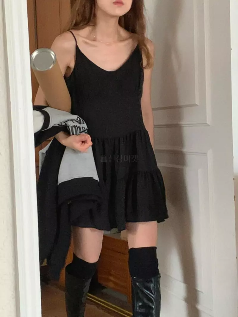 And More - Korean Women Fashion - #womensfashion - Chiffon Cancan One-piece - 3