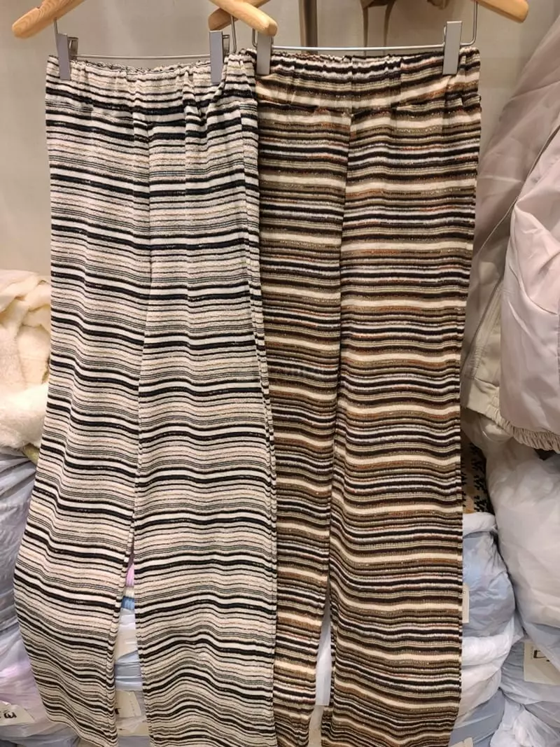 And More - Korean Women Fashion - #womensfashion - Bay Stripes Pants