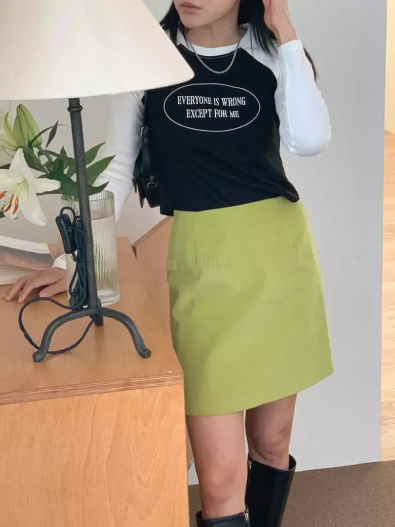 And More - Korean Women Fashion - #womensfashion - Rib Mini Skirt - 10