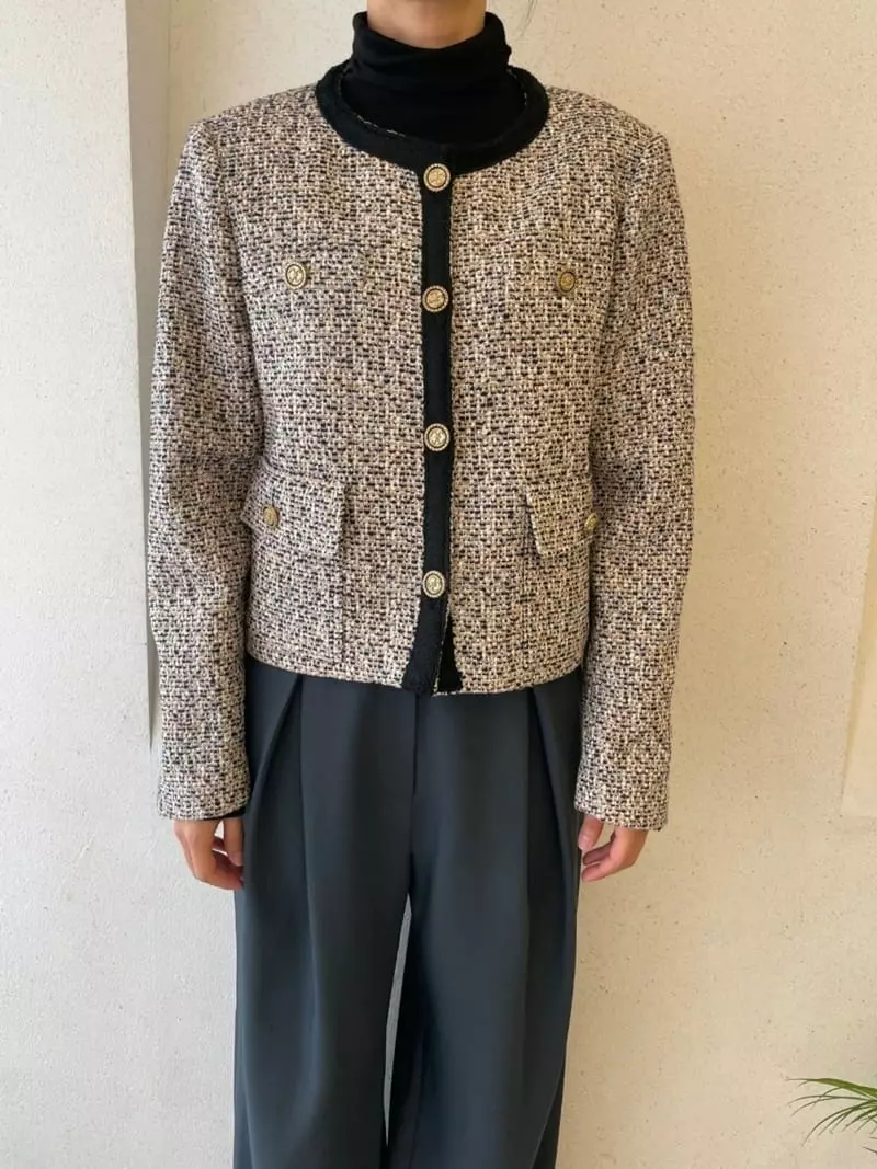 Ann Margret - Korean Women Fashion - #momslook - Twid Jacket - 6